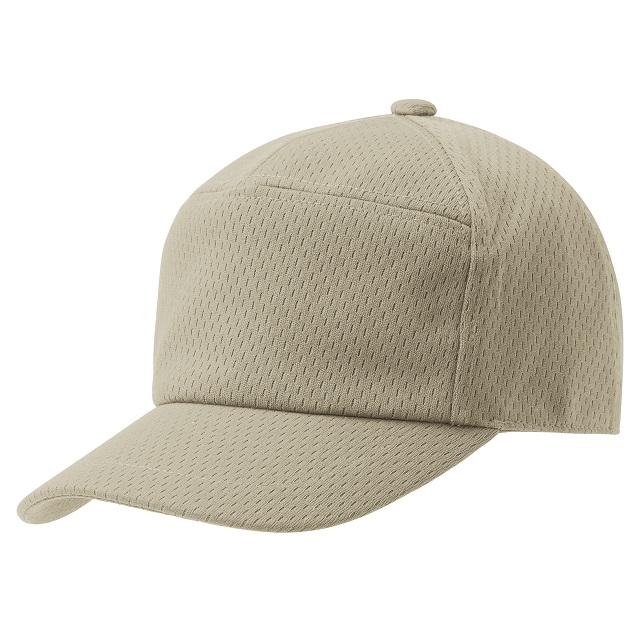 ベージュ｜ワイドメッシュジェットキャップ